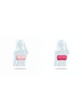 Cosabella 2 pack Flirtie Bandeau Bra Pink Shades M  Made in Italy  NEW WO TAGS!